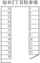 桜井2丁目駐車場
