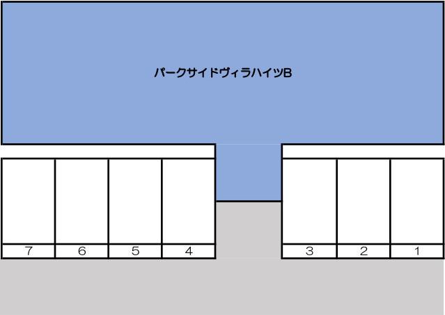 パークサイドヴィラB駐車場.jpg