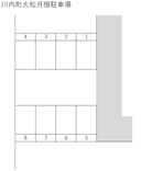 徳島市川内町大松月極駐車場